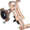 DrPhone Fiets/Motor houder U Series - Aluminium - Verstelbare Mobiele Telefoonhouder -360 graden draaibaar - Goud