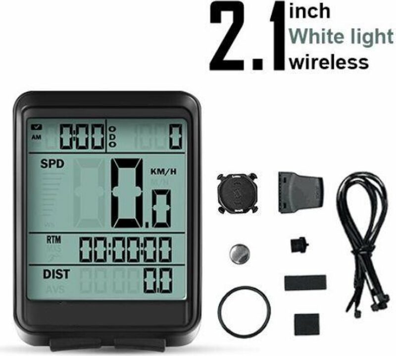 DrPhone FCS2 Draadloze Fietscomputer – Snelheidsmeter – Kilometerstand/Teller –Stopwatch – ODO en meer - Zwart - Afbeelding 10