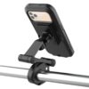 DrPhone FTH1  – Fiets/Motor Telefoon Houder – Ingebouwde Magneet – Waterdicht – 360 Graden Draaibaar – Geschikt tot 6.7 inch - 22-28mm - Zwart - Afbeelding 9