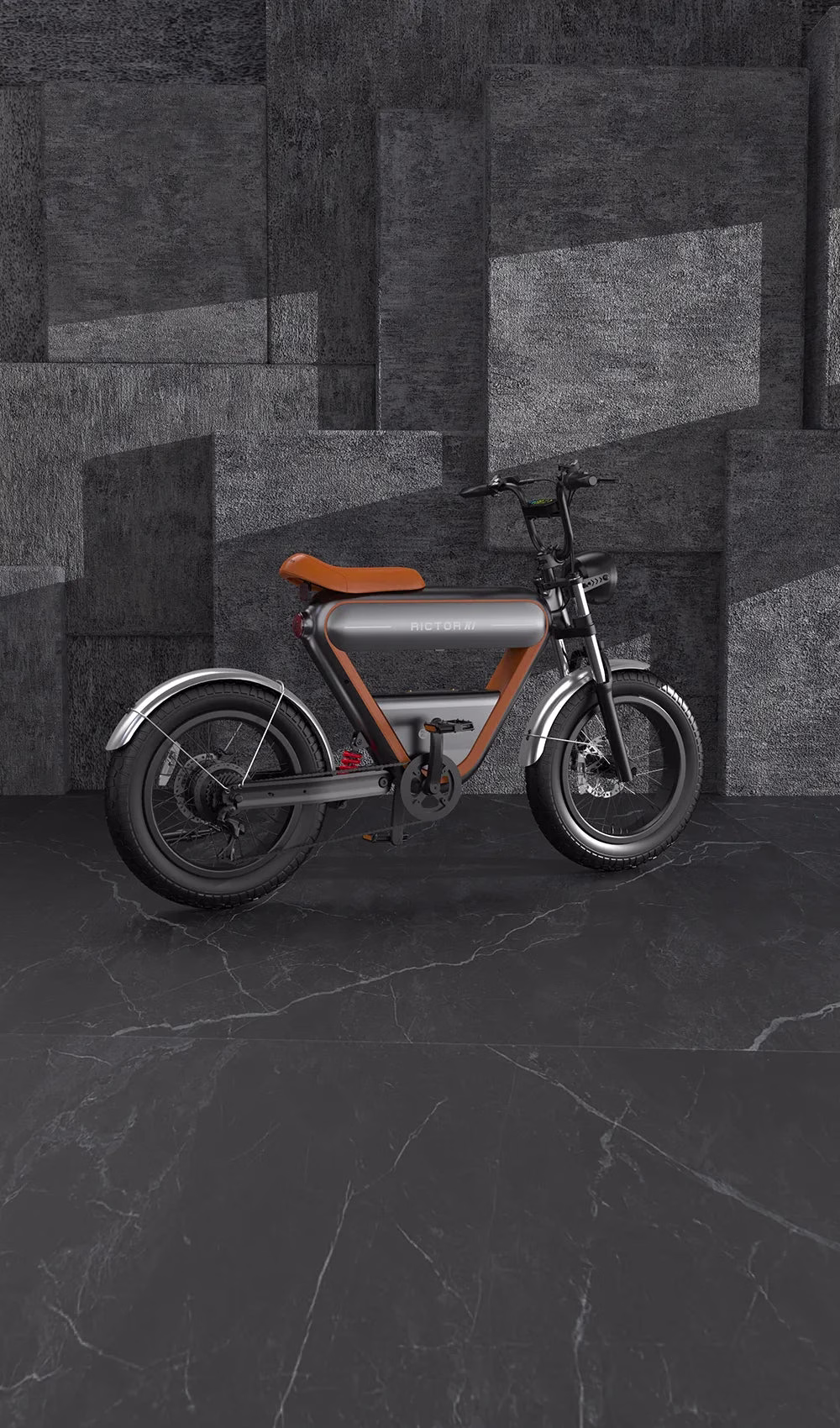 Rictor K1 E-bike 250W Elektrische Fiets met GPS + Rictor C8 Piggy Elektrische Kinderscooter Roze - Afbeelding 13