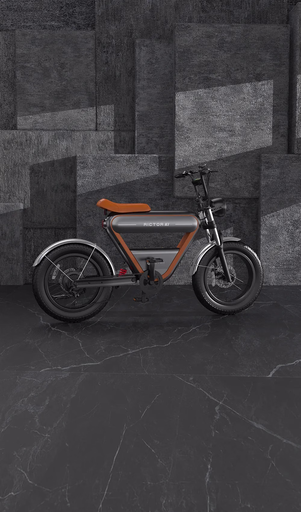 Rictor K1 E-bike 250W Elektrische Fiets met GPS + Rictor C8 Piggy Elektrische Kinderscooter Roze - Afbeelding 14